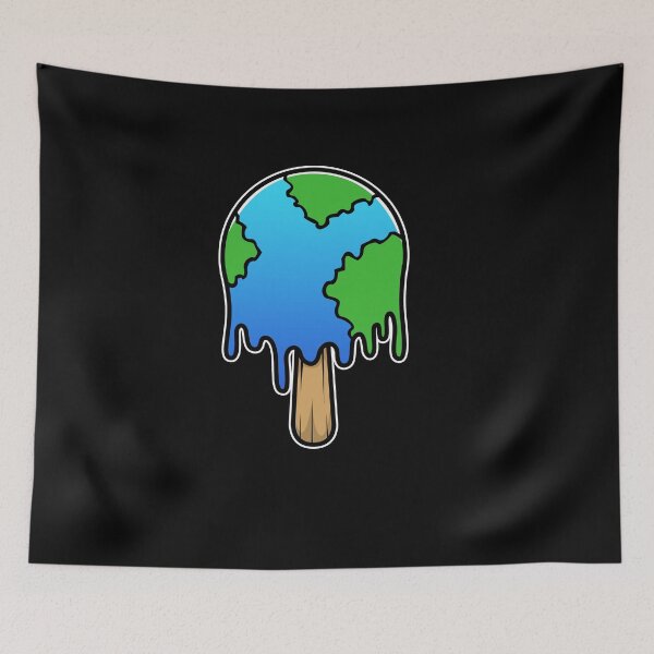 Item preview, melting ice cream globe designed and sold by OVMEngemann.
