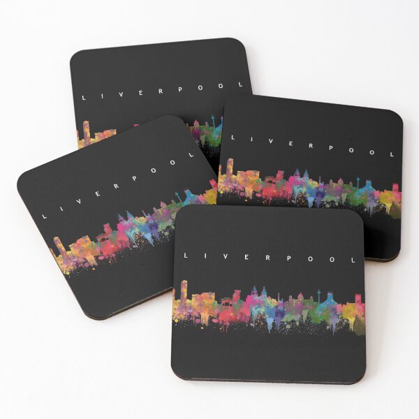 Item preview, Liverpool skyline -black- designed and sold by Evangelos Kofinakos.