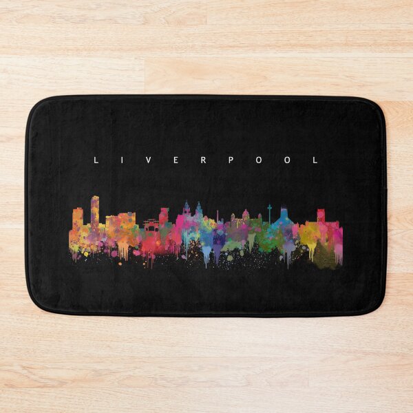 Item preview, Liverpool skyline -black- designed and sold by Evangelos Kofinakos.