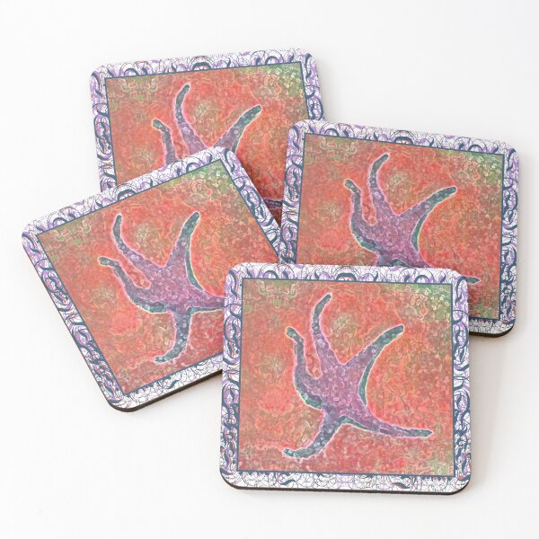 Item preview, Starfish Pattern in Orange designed and sold by WatersEdgeGal.