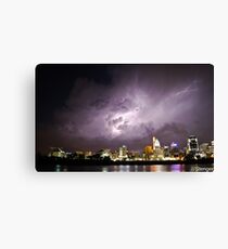 Electric Sky Canvas Print