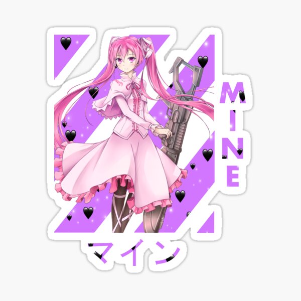  Akame Ga Kill Akame Mine Lubbock Characters Sticker for Phone,  Laptop, Skateboard, Car : Electronics