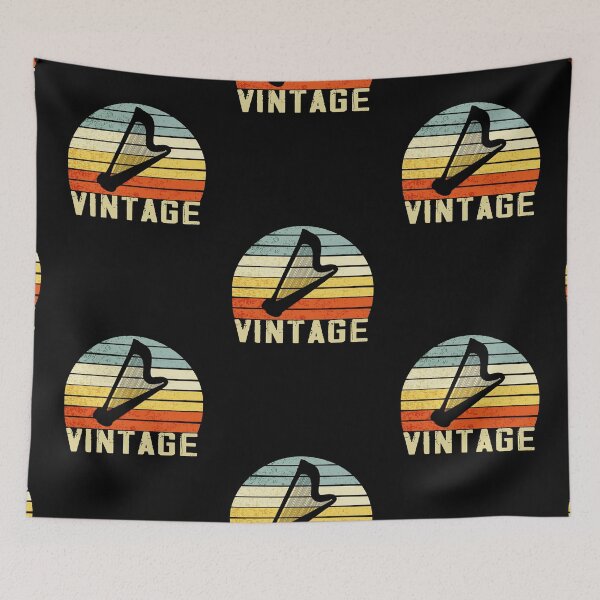 Item preview, Harp Vintage Musical Instrument Retro, Music designed and sold by danyc88.