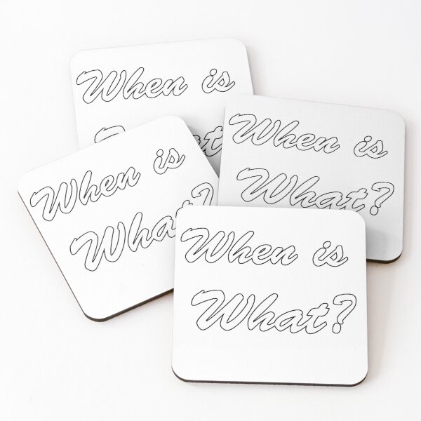 Item preview, The Pen Pals Podcast - when is what? designed and sold by Caroline Brennan.