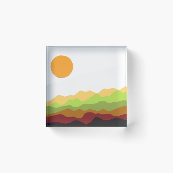 Item preview, The Western Sun Contemporary Landscape designed and sold by RDRiccoboni.