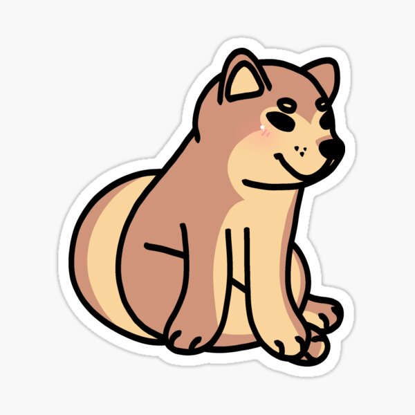 "Cheems Doggo" Sticker for Sale by JellieBeanz | Redbubble