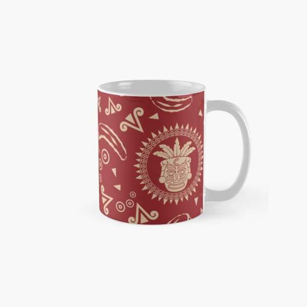 Item preview, Mexican themed Aztec pattern with chillies and mask designed and sold by Gerald Waters.
