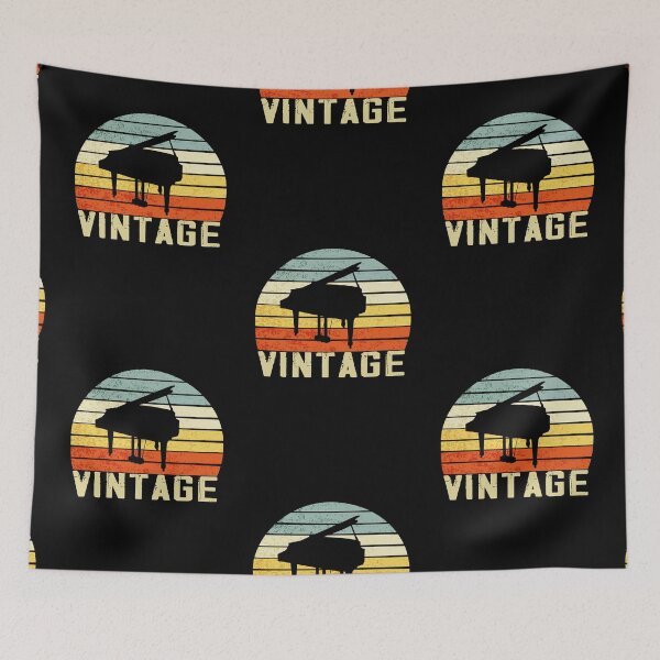 Item preview, Piano Vintage Musical Instrument Retro, Music designed and sold by danyc88.