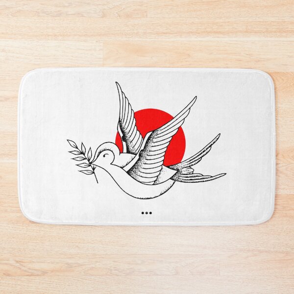 Item preview, Old School Tattoo Swallow designed and sold by SoulArtLove.