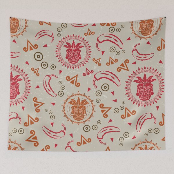 Item preview, Mexican themed grunge pattern designed and sold by Gerald Waters.