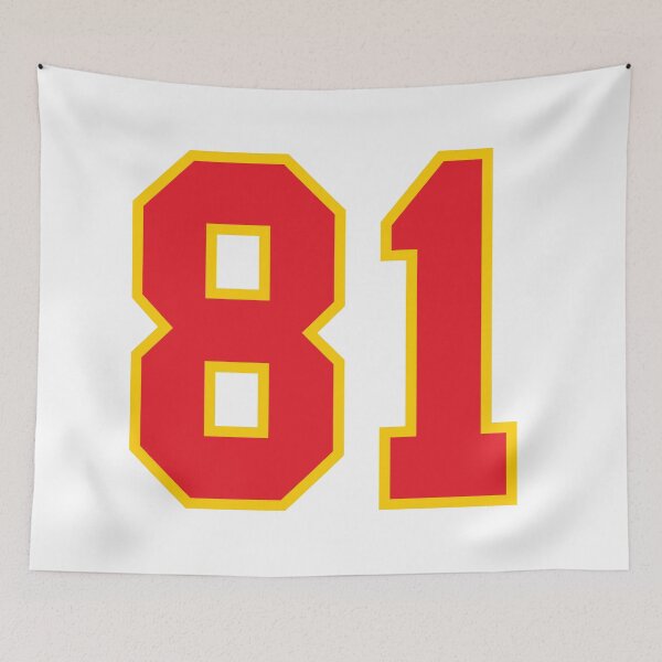 Item preview, 81 Jersey Number, Eighty one Red designed and sold by elhefe.