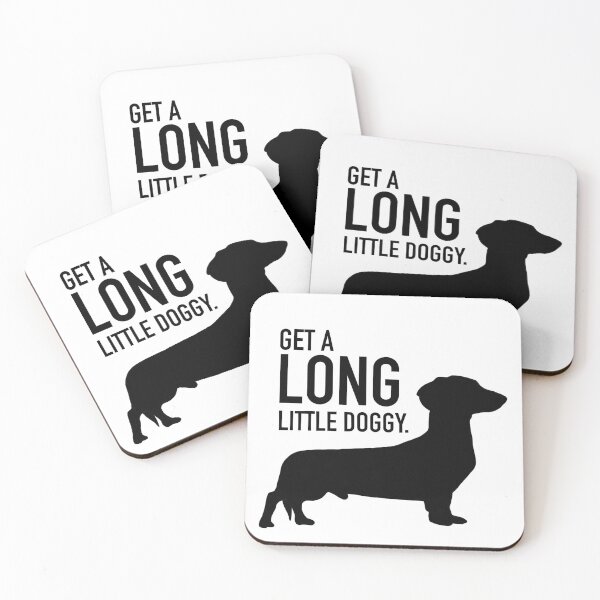 Item preview, Obtenga un gráfico largo y pequeño de Dachshund designed and sold by MillerDesigns.