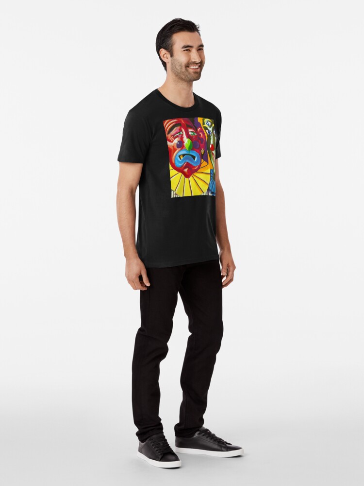 Thumbnail 3 of 6, Premium T-Shirt, Happy and Sad designed and sold by RetinalKandy.