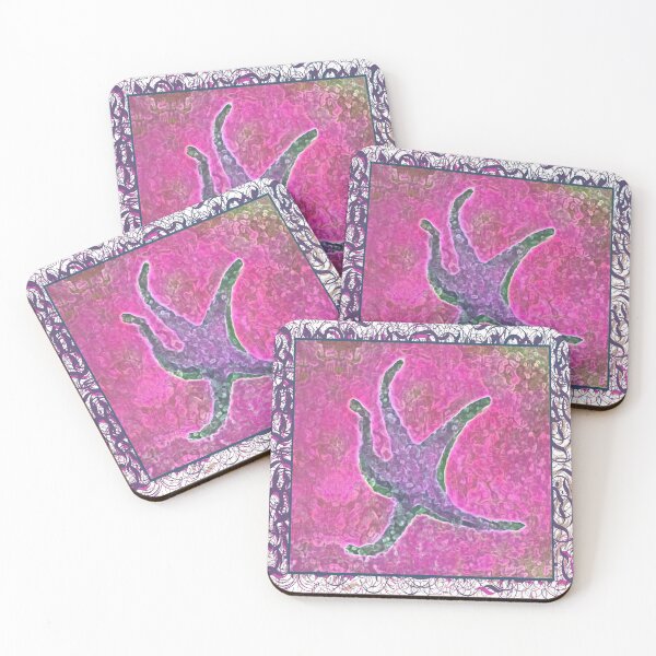 Item preview, Starfish Pattern in Pink and Purple designed and sold by WatersEdgeGal.