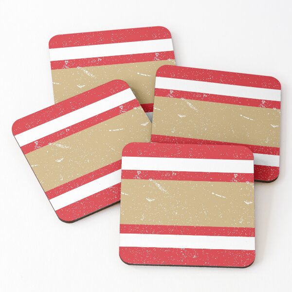 Item preview, San Francisco Varsity Retro Home Red, White & Gold Design designed and sold by Sporting Colour.