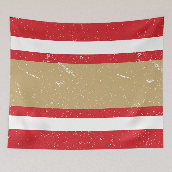 Item preview, San Francisco Varsity Retro Home Red, White & Gold Design designed and sold by Sporting Colour.