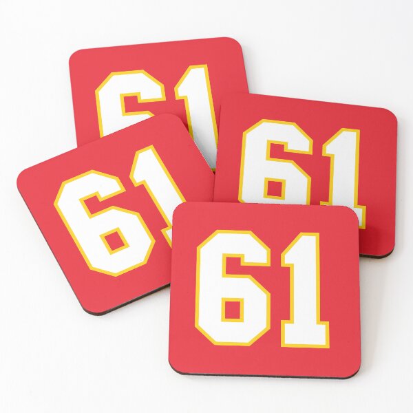 Item preview, Sixty one White Jersey Number 61 designed and sold by elhefe.