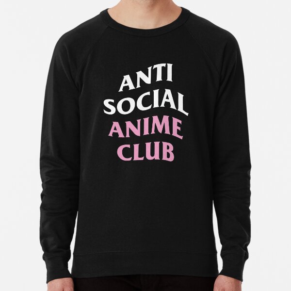 Anti anime anime club hoodie best sale