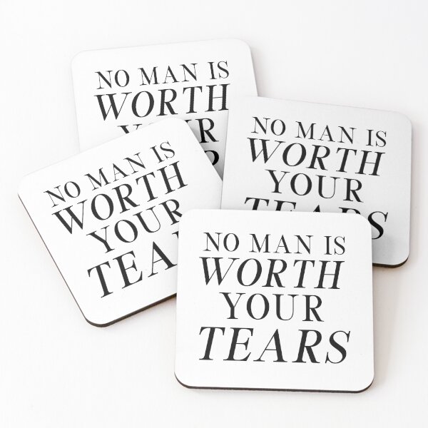 Item preview, Merlin-Inspired "No Man is Worth Your Tears" designed and sold by mulberrydragon.