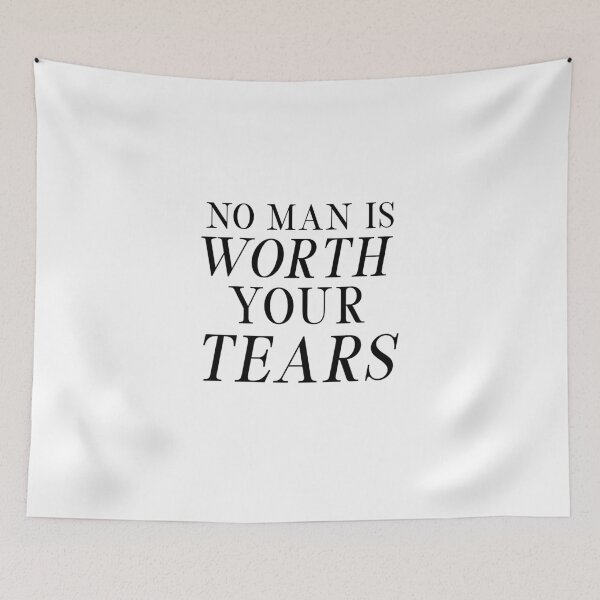 Item preview, Merlin-Inspired "No Man is Worth Your Tears" designed and sold by mulberrydragon.