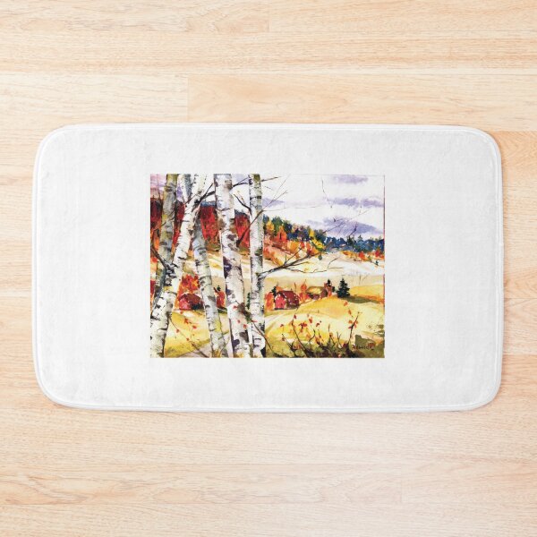 Item preview, "Autumn Birches" designed and sold by thedocandcat.