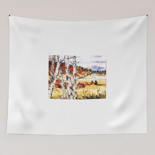 Item preview, "Autumn Birches" designed and sold by thedocandcat.