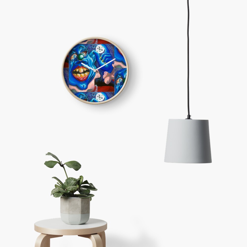 Item preview, Clock designed and sold by RetinalKandy.