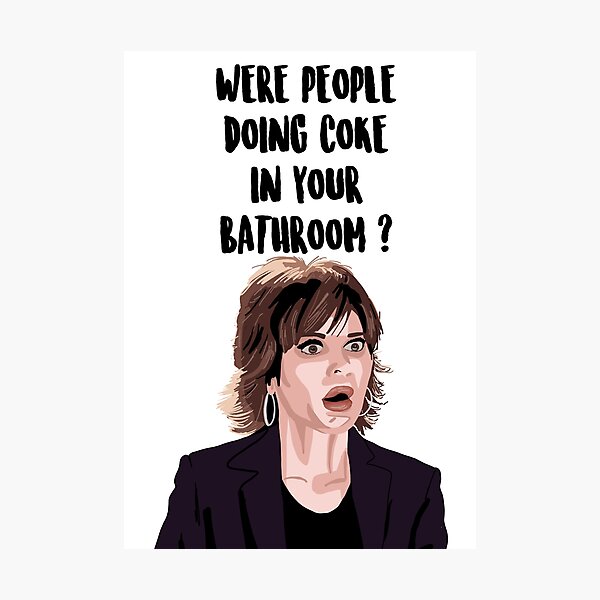 Real Housewives of Beverly Hills - Were People Doing Coke in Your Bathroom ? - Lisa Rinna Photographic Print