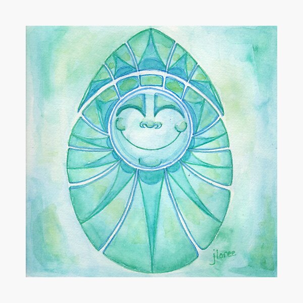 Mayan Star Photographic Print