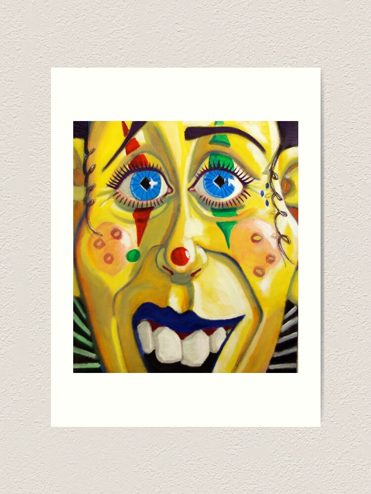 Alternate view of It's Me Clown Art Print