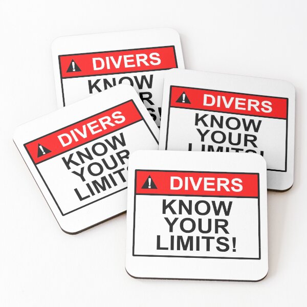Item preview, Fun,  Divers Know Your Limits! Sign Design designed and sold by SumoShark.