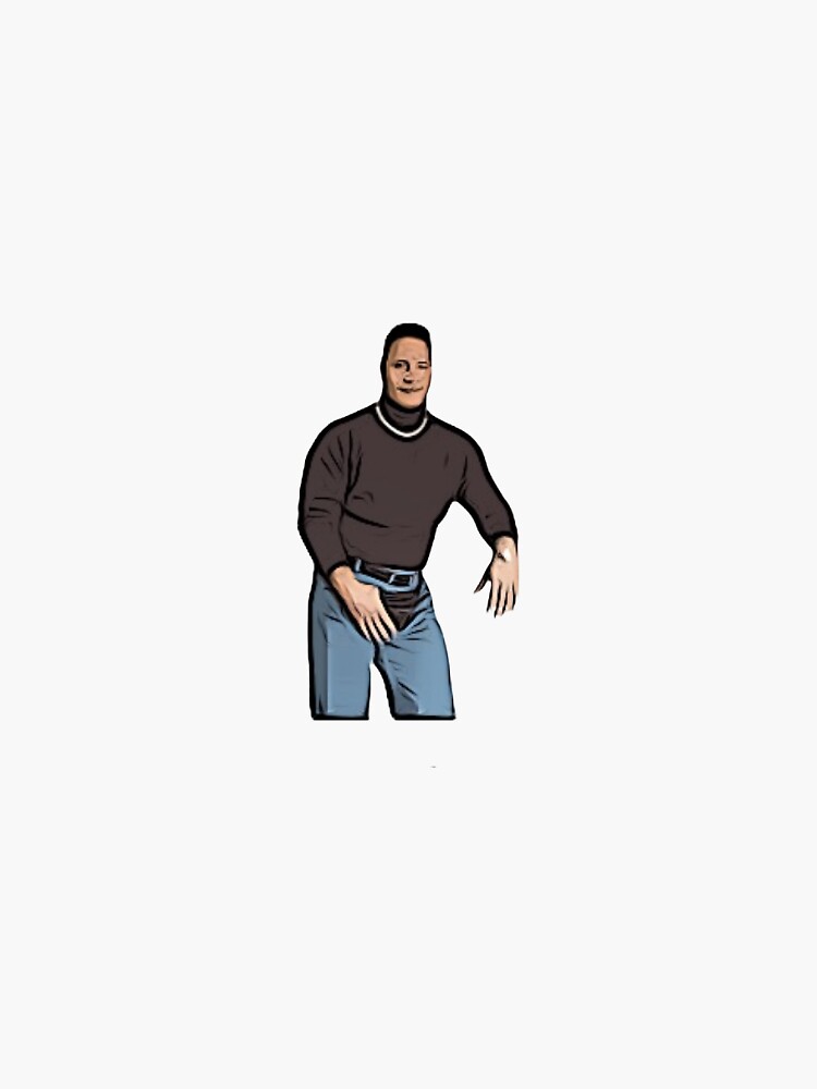 Animated Fanny Pack Photo GIF, Dwayne The Rock Johnson