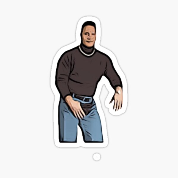 Dwayne Johnson Meme Stickers for Sale