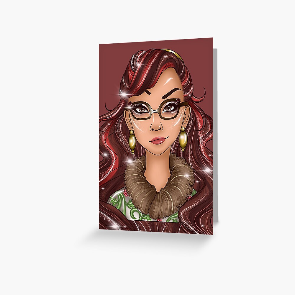 Rosabella Beauty Greeting Card for Sale by MadiColor