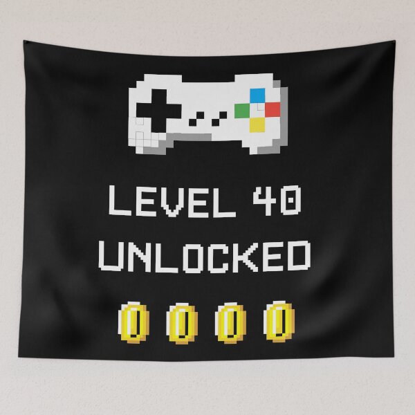 Item preview, Level 40 Unlocked  designed and sold by ZachTheDesigner.
