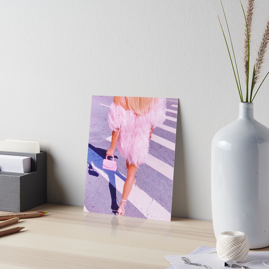 PRETTY IN PINK Art Board Print