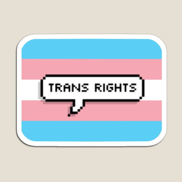 Item preview, Transgender Rights Pixel Bubble Flag designed and sold by TheSeventhDoor.