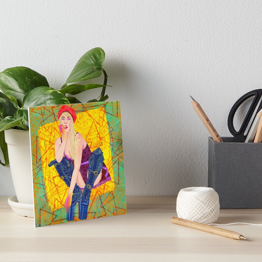 Item preview, Art Board Print designed and sold by RobertRedART.