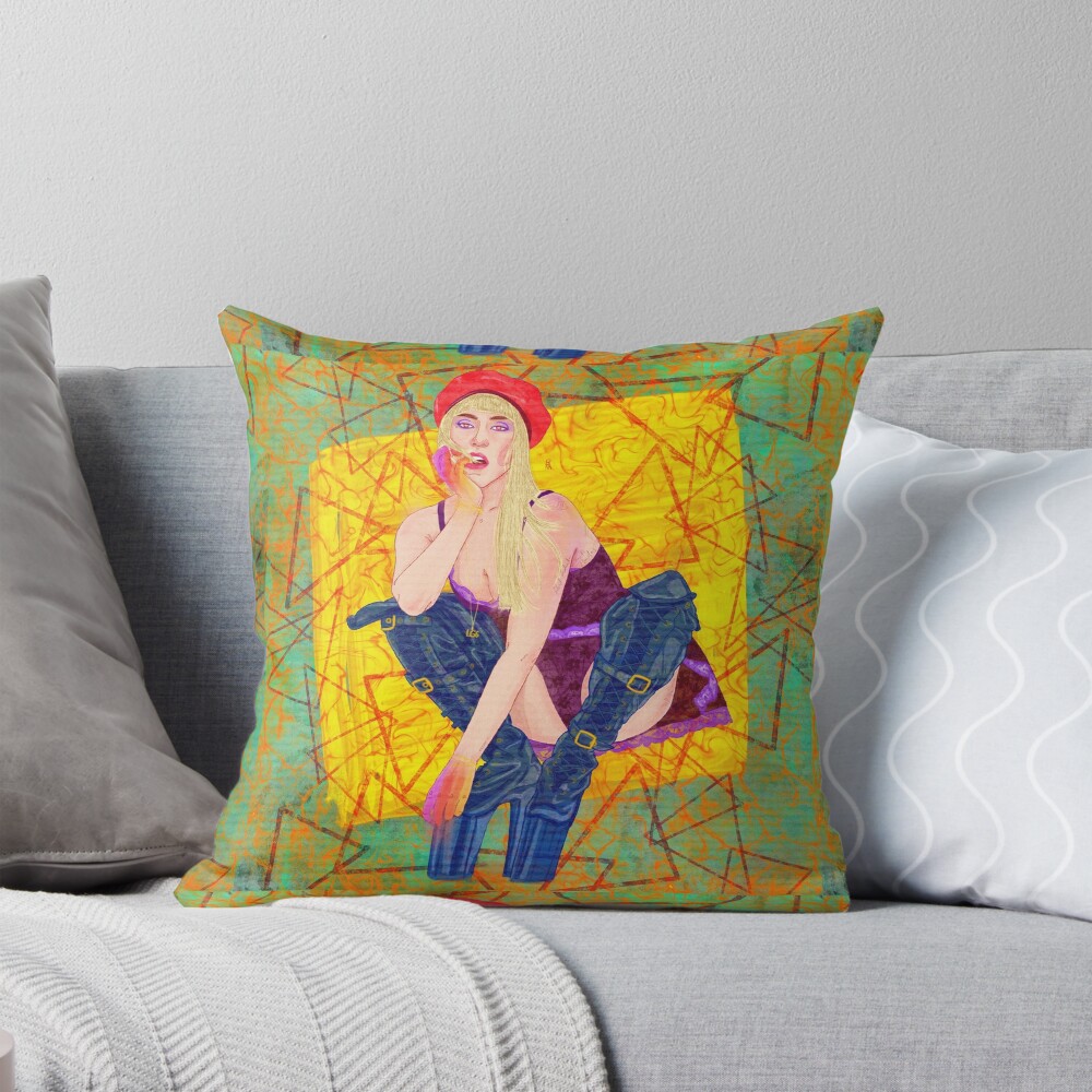 Item preview, Throw Pillow designed and sold by RobertRedART.
