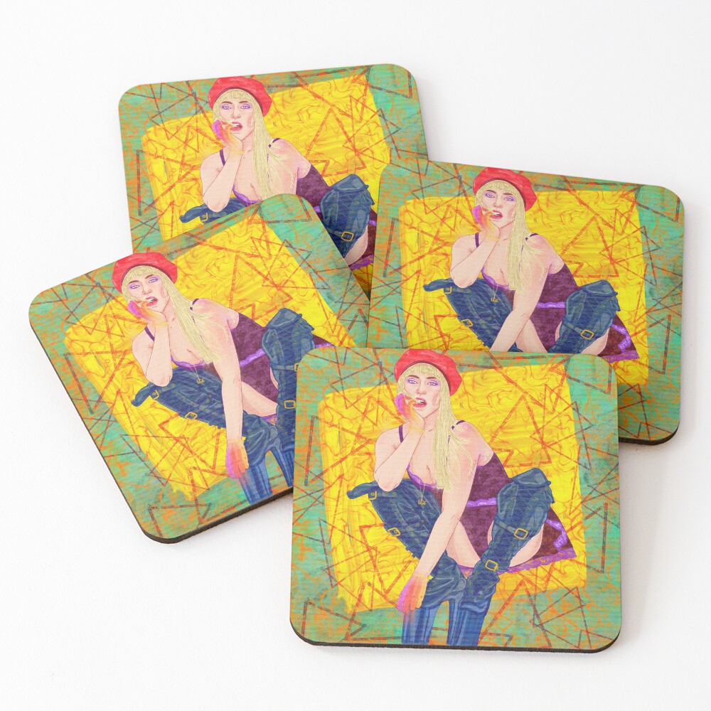 Item preview, Coasters (Set of 4) designed and sold by RobertRedART.