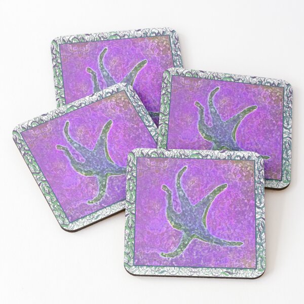 Item preview, Starfish Pattern in Purples designed and sold by WatersEdgeGal.