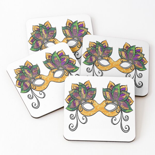 Item preview, Vintage Mardi Gras Mask designed and sold by artbyomega.