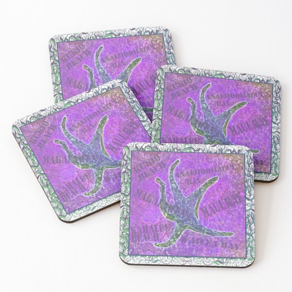 Item preview, Hawaiian Beaches Starfish Pattern in Purples designed and sold by WatersEdgeGal.