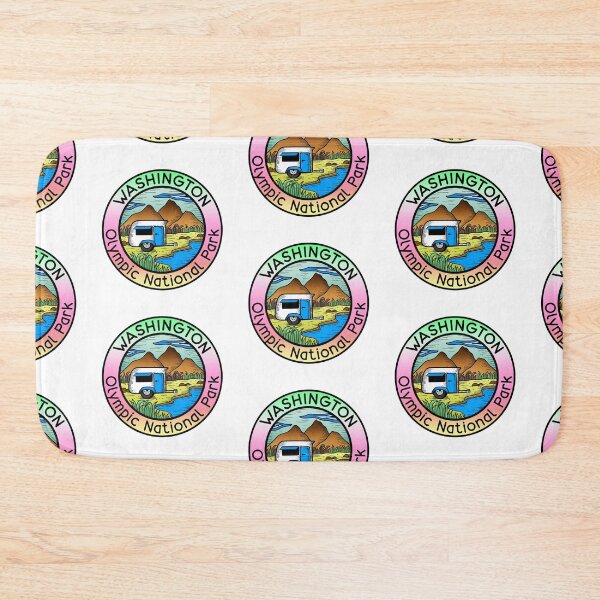 Item preview, Olympic National Park Washington Camping Camper designed and sold by DESTINATIONS DECAL DOS.
