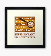 Sedimentary Watson! Framed Print