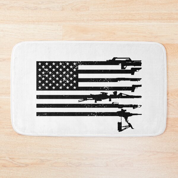 Item preview, US Flag - USCM Arms - Black designed and sold by CCCDesign.