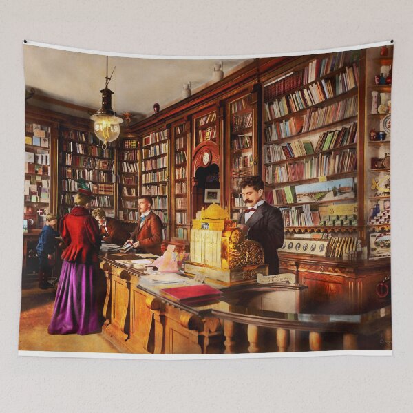 Item preview, Library - A novel idea 1895 designed and sold by Mike Savad Photography.