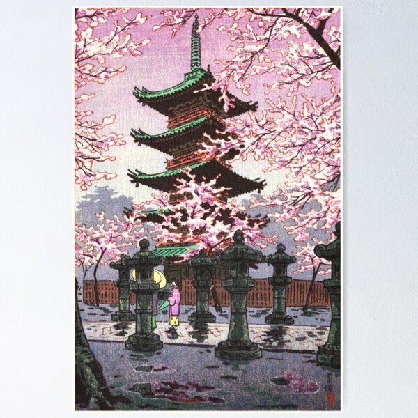 Item preview, Eight Views Of Tokyo Ueno Toshogu Shrine Kasamatsu designed and sold by RBEnt.