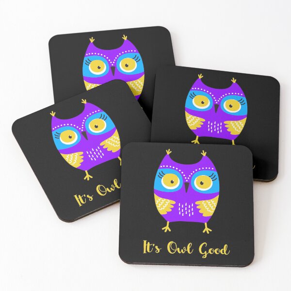 Item preview, Cute Owl - It's Owl Good - It's All Good designed and sold by SeaAndLight.