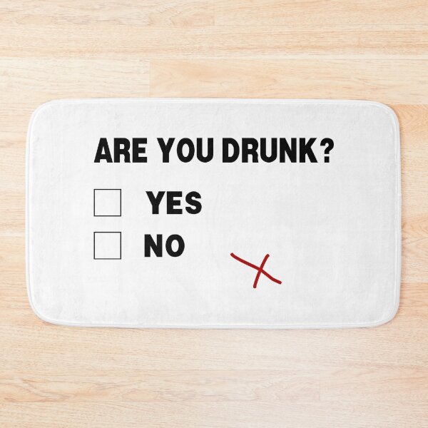 Item preview, Are You Drunk? Funny Multiple Choice Drinking Quote designed and sold by ChicoryJunction.